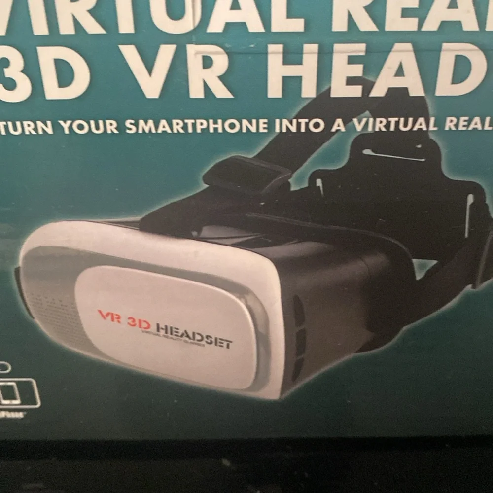 Virtual Reality 3D VR Headset - Black